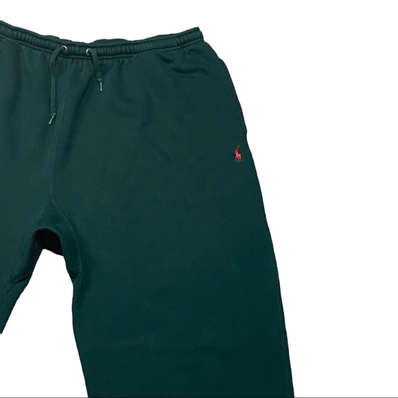 Vintage 90s POLO Ralph Lauren Sweatpants Dark Green sz L/XL - Picture 4 of 7